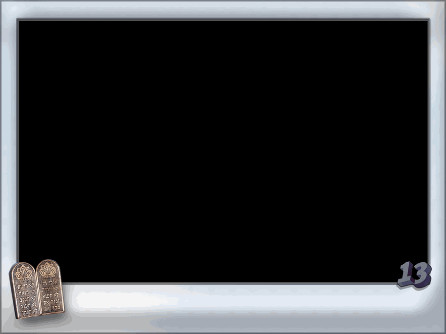 Silver Torah Bar Mitzvah Frame